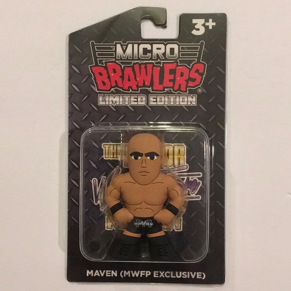 Maven (MWFP Exclusive) Limited Edition Micro Brawler. Wrestling Mini Figure.